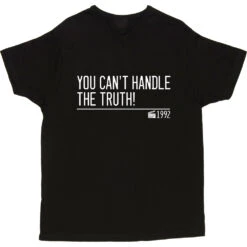 You Can't Handle The Truth! T-Shirt -Tshirt Store you cant handle the truth quote tshirt 2 black mens v neck tshirt