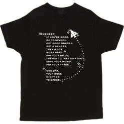 " Your Boss Might Go To Space" T-Shirt -Tshirt Store your boss might go to space tshirt 2 black mens v neck tshirt