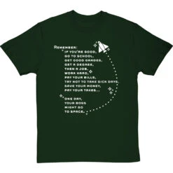 " Your Boss Might Go To Space" T-Shirt -Tshirt Store your boss might go to space tshirt 2 bottlegreentshirt